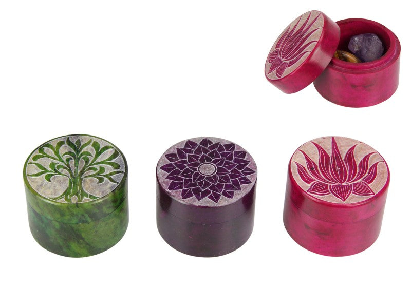 Trinket // Soapstone Box // 5cm