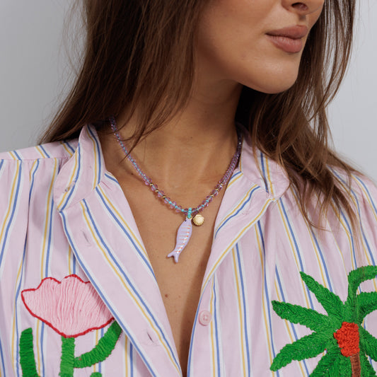 Necklace // Beaded Charm