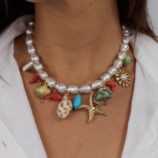 Necklace // Pearl Charm