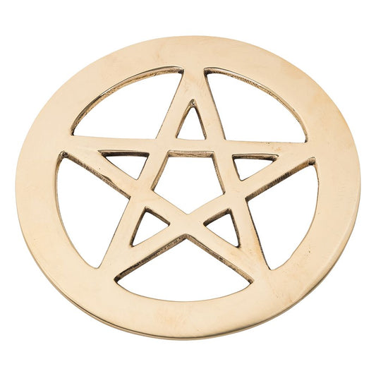 Altar Plate // Pentagram Gold // 11.5cm