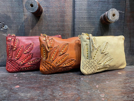 Sunflower Pouch // Cream