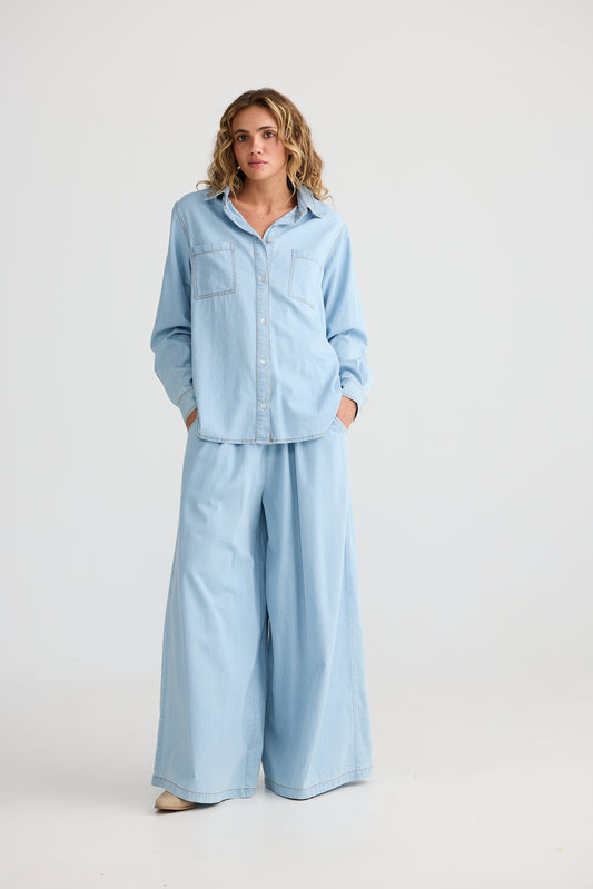 Whiplash Shirt // Light Denim