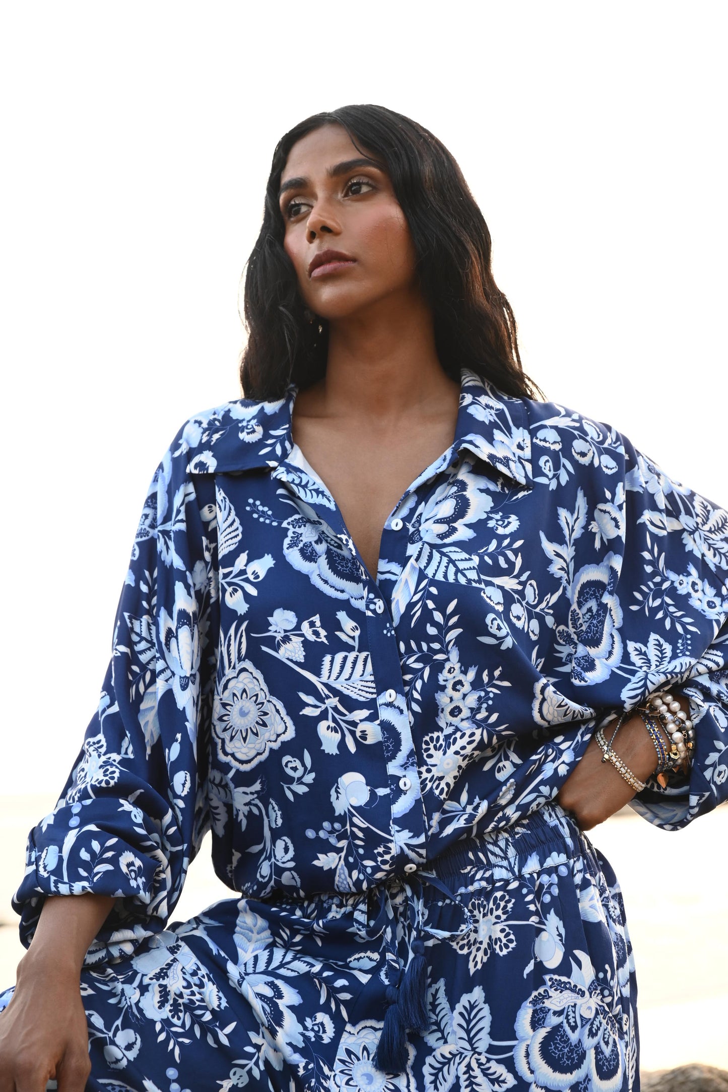 Hazel Shirt // Celestial Bloom