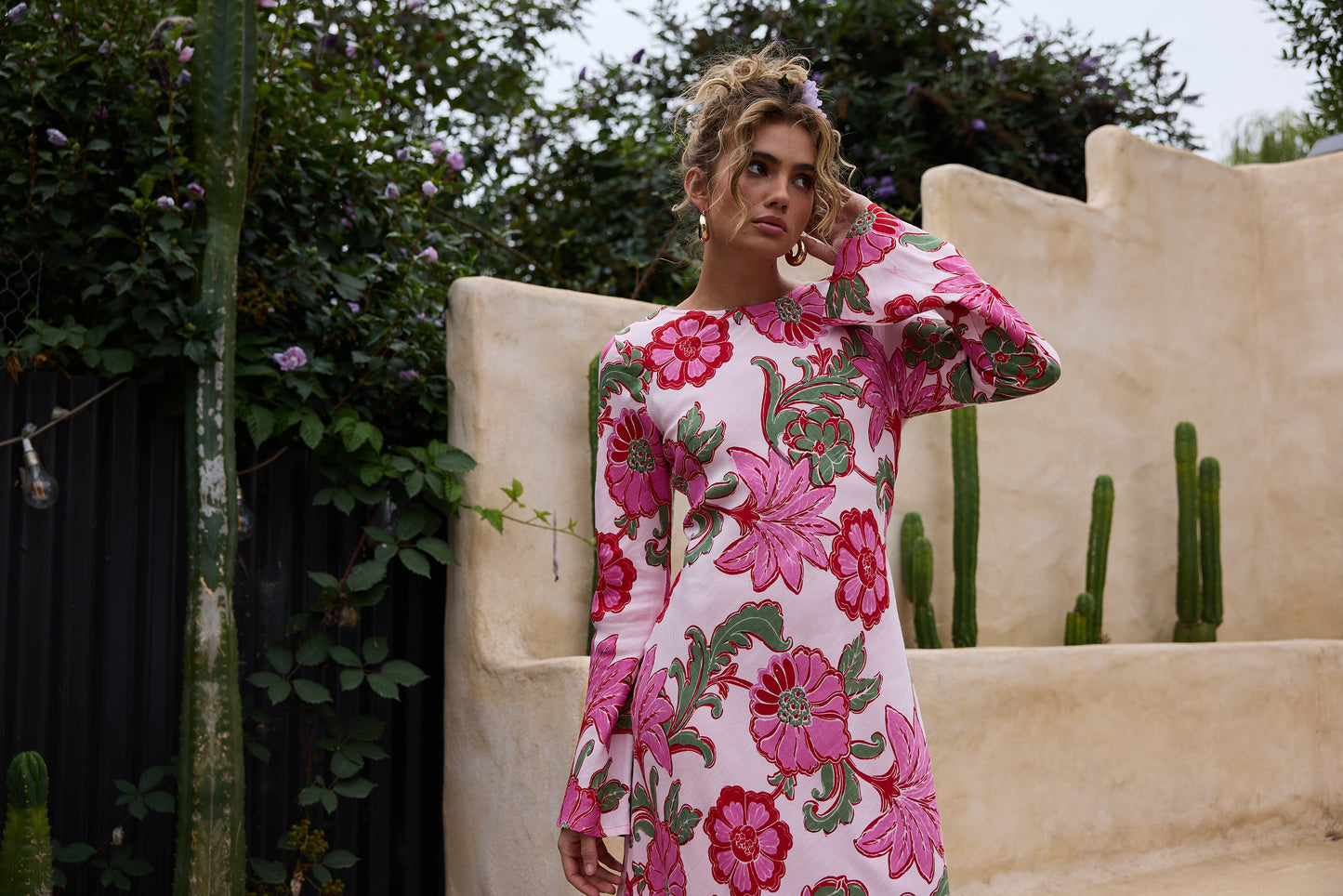 Stardust Maxi Dress // Pink Ibiza