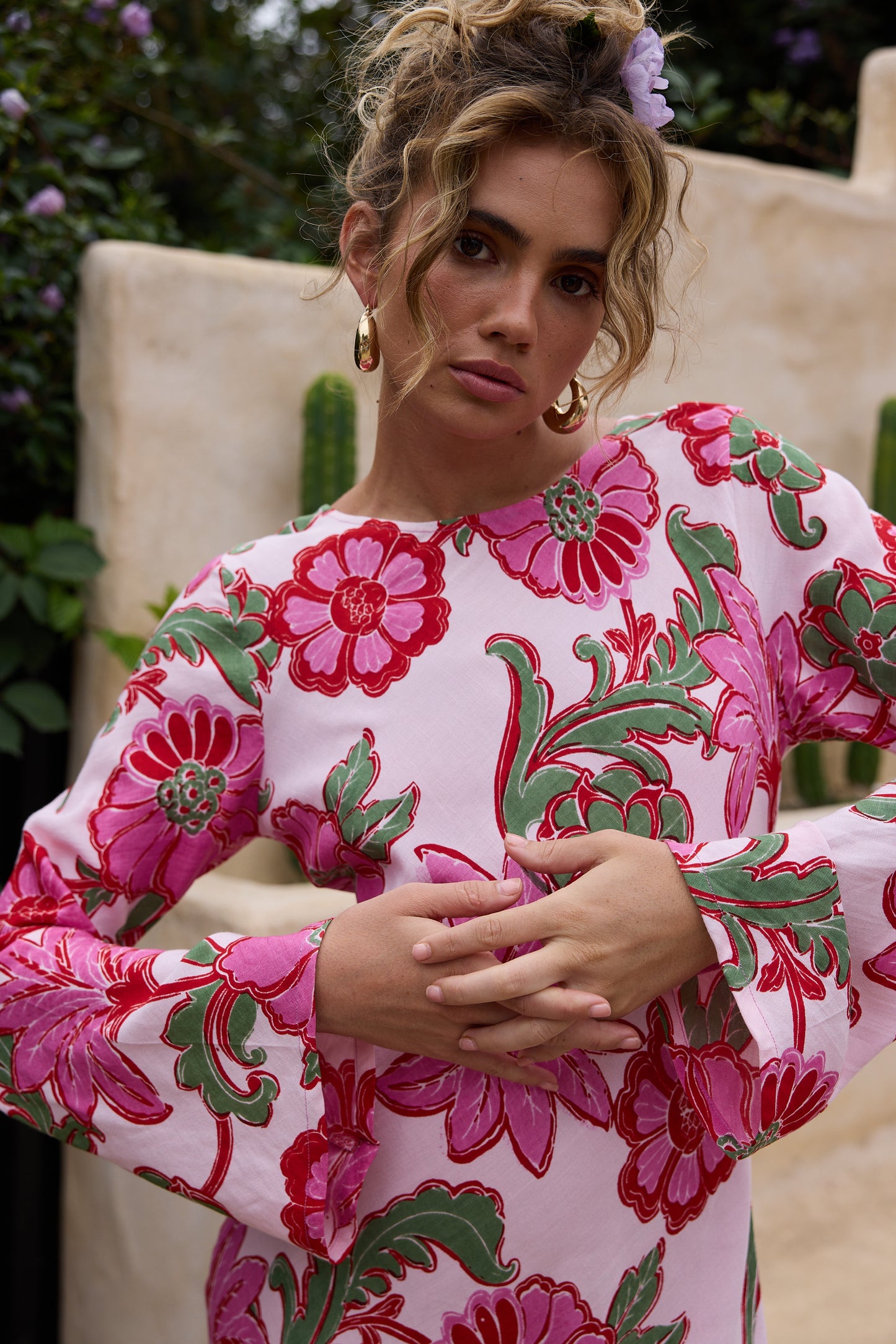 Stardust Maxi Dress // Pink Ibiza