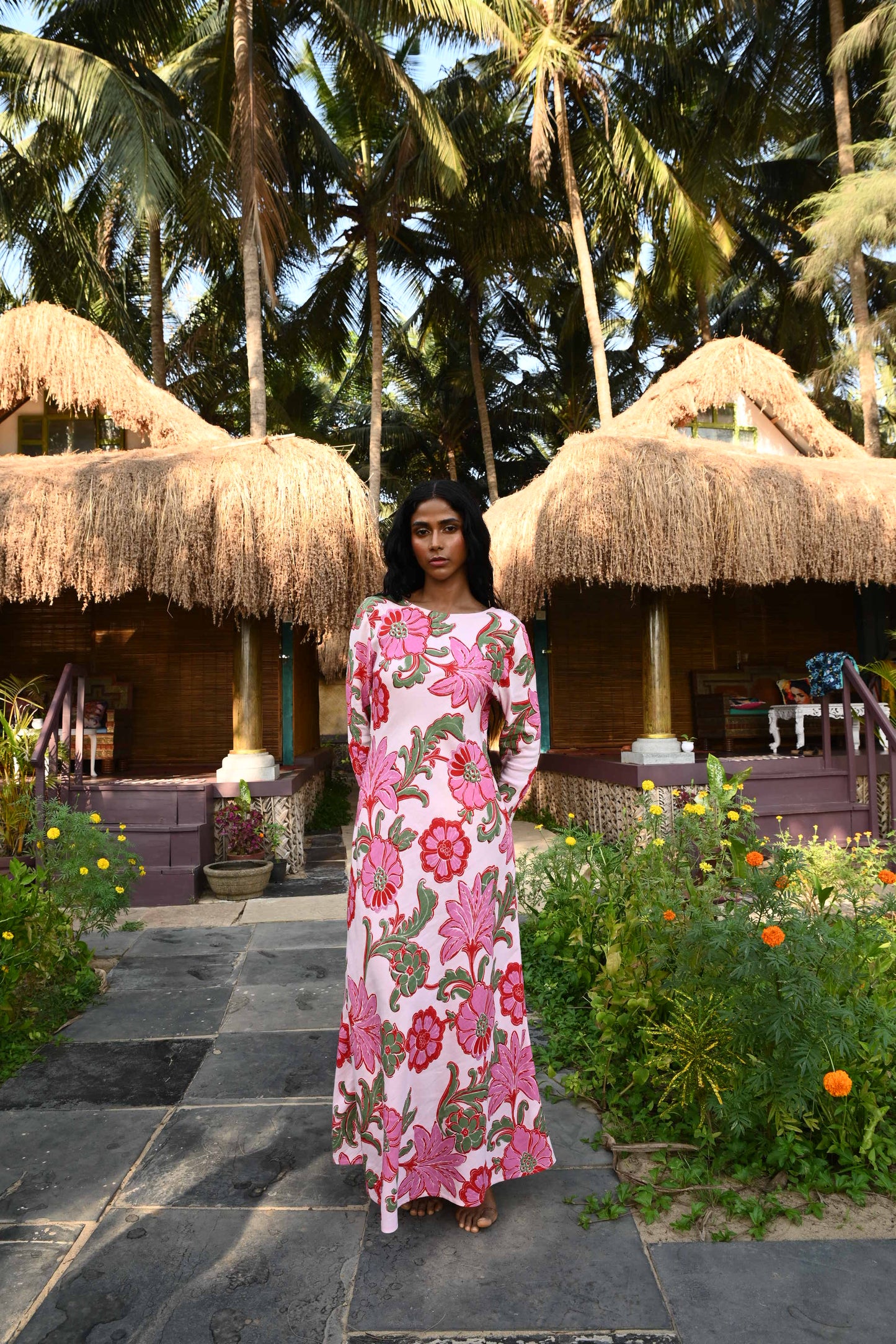 Stardust Maxi Dress // Pink Ibiza