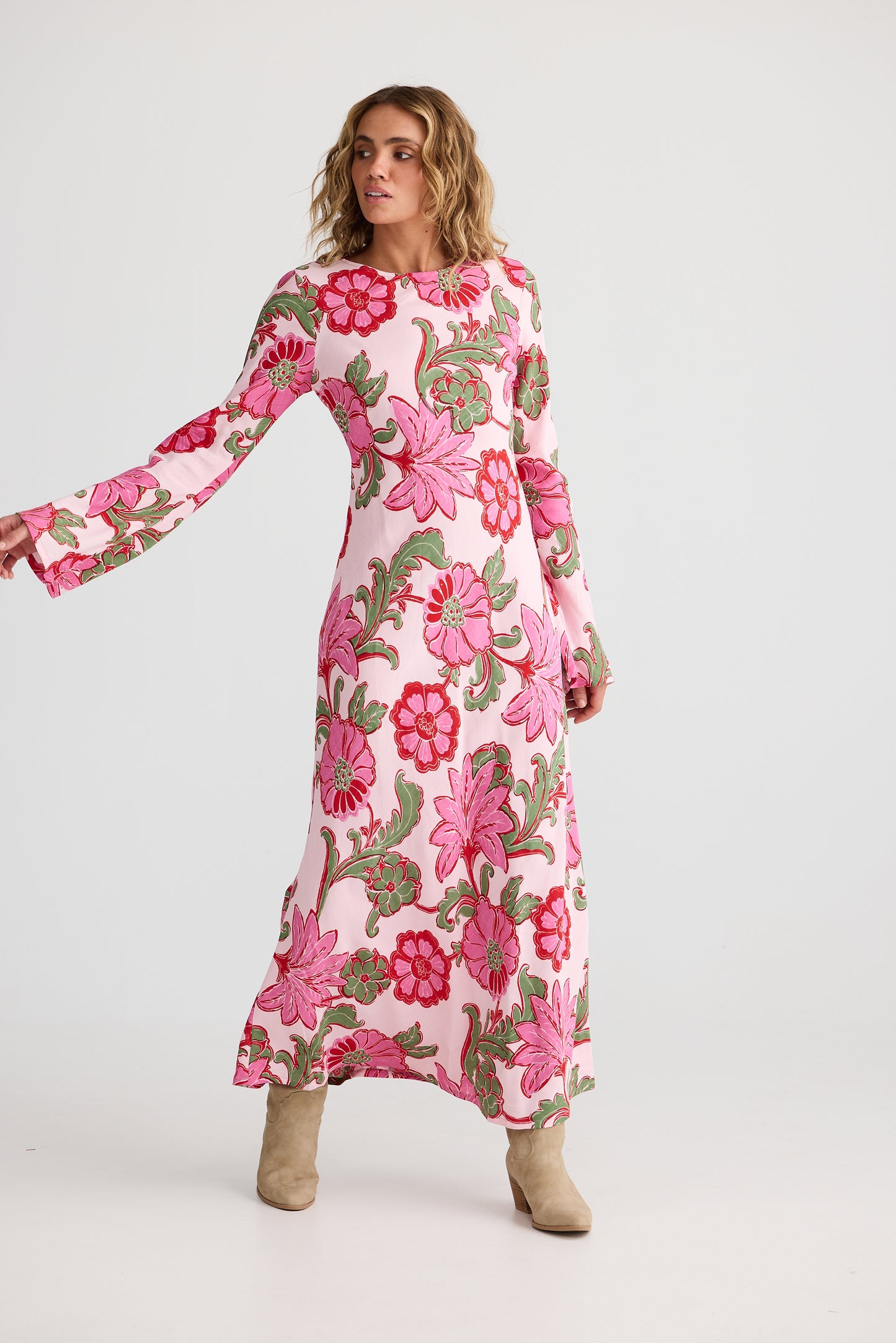 Stardust Maxi Dress // Pink Ibiza