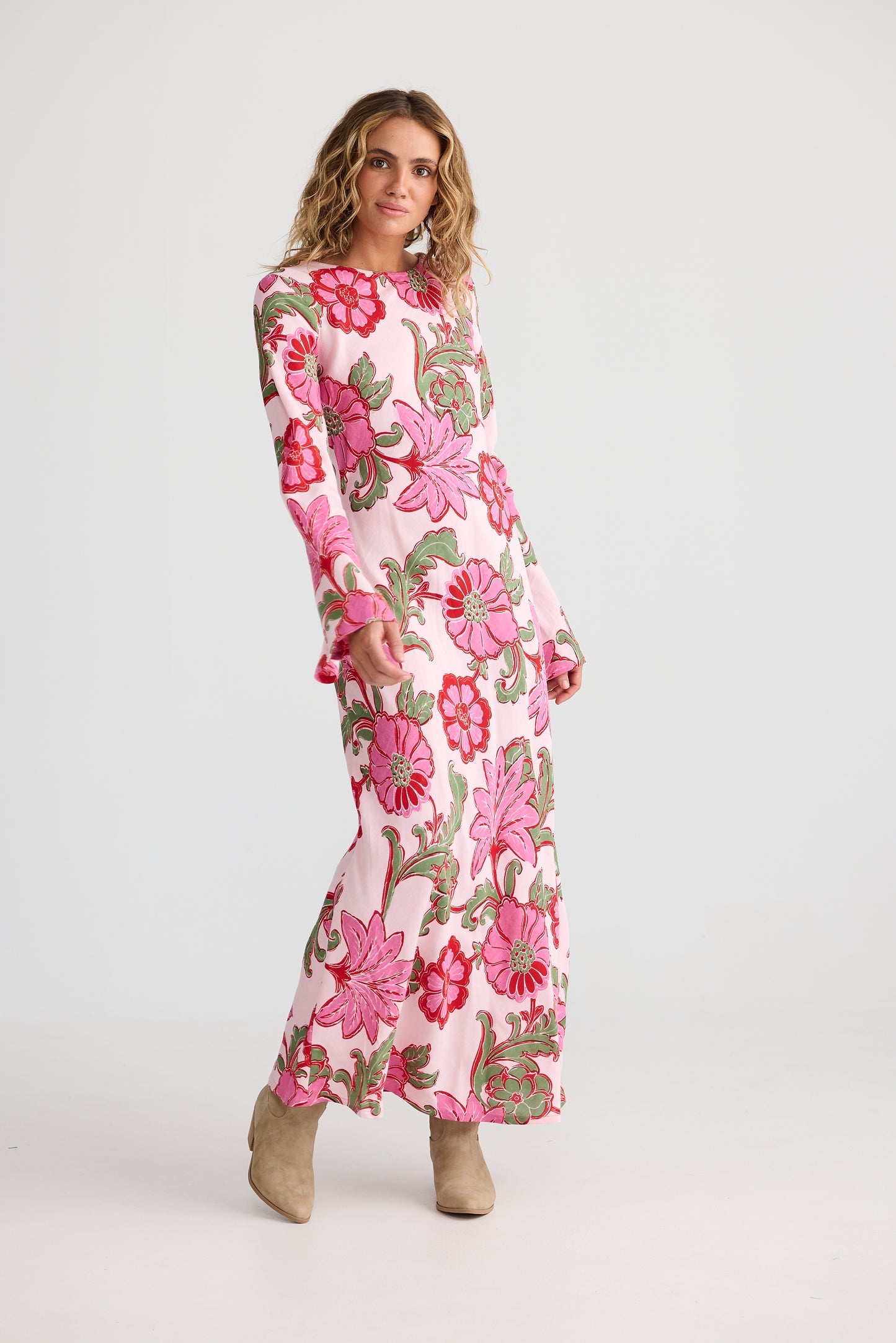 Stardust Maxi Dress // Pink Ibiza