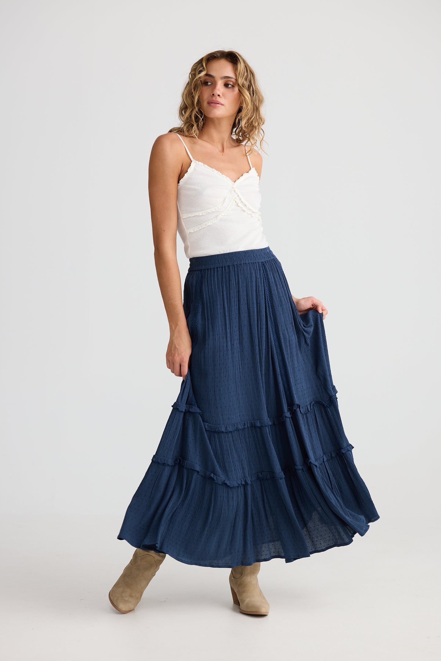 Inhale Maxi Skirt