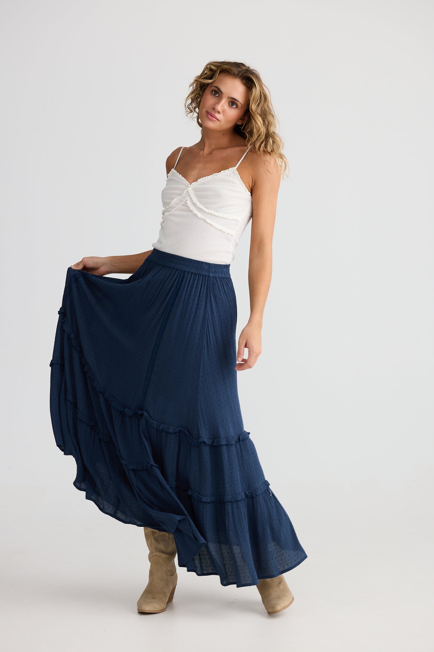 Inhale Maxi Skirt