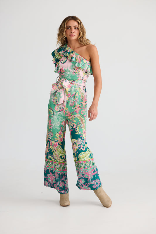 Cantina Asym Jumpsuit // Paisley Dream