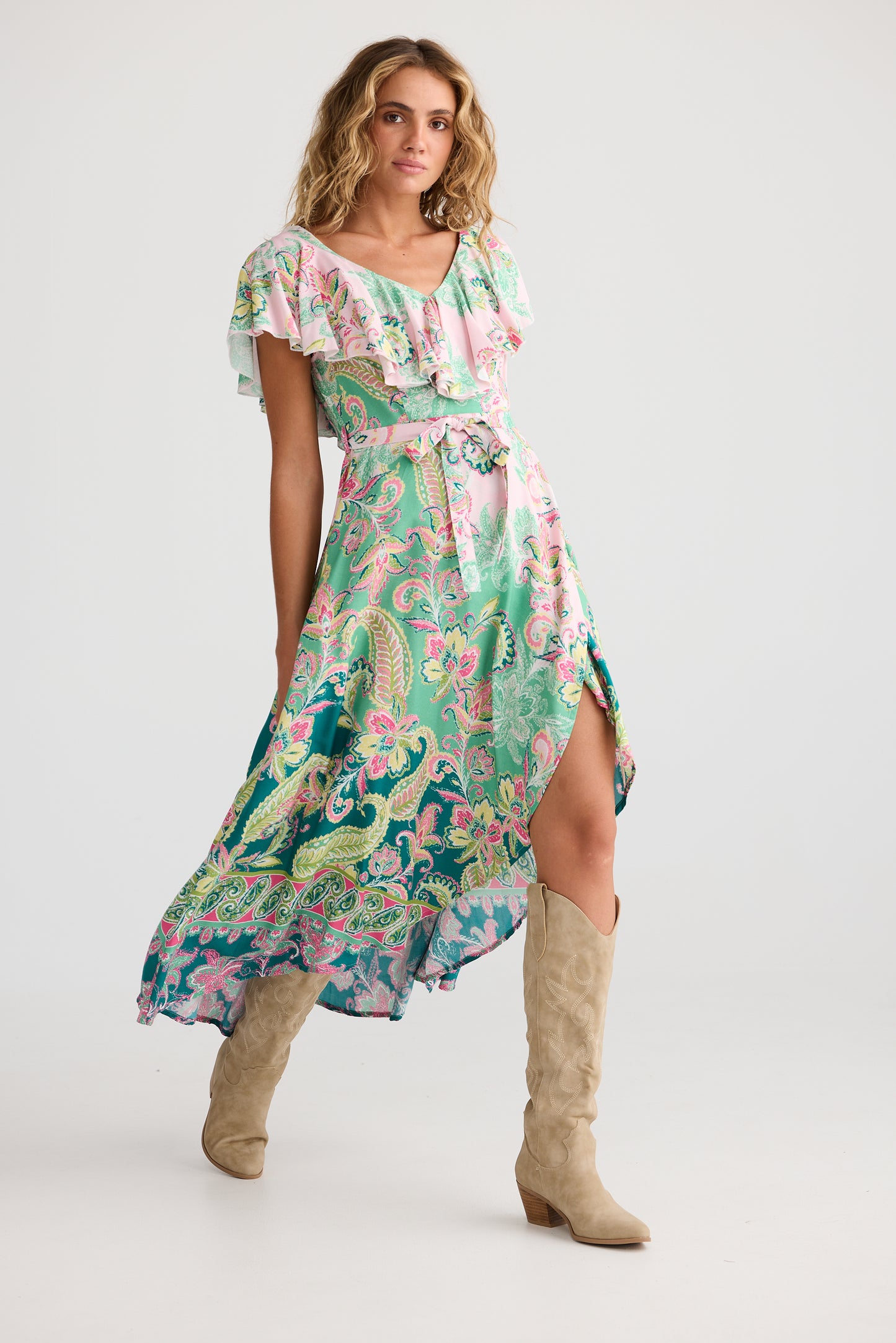 Rosa Frill Dress // Paisley Dream