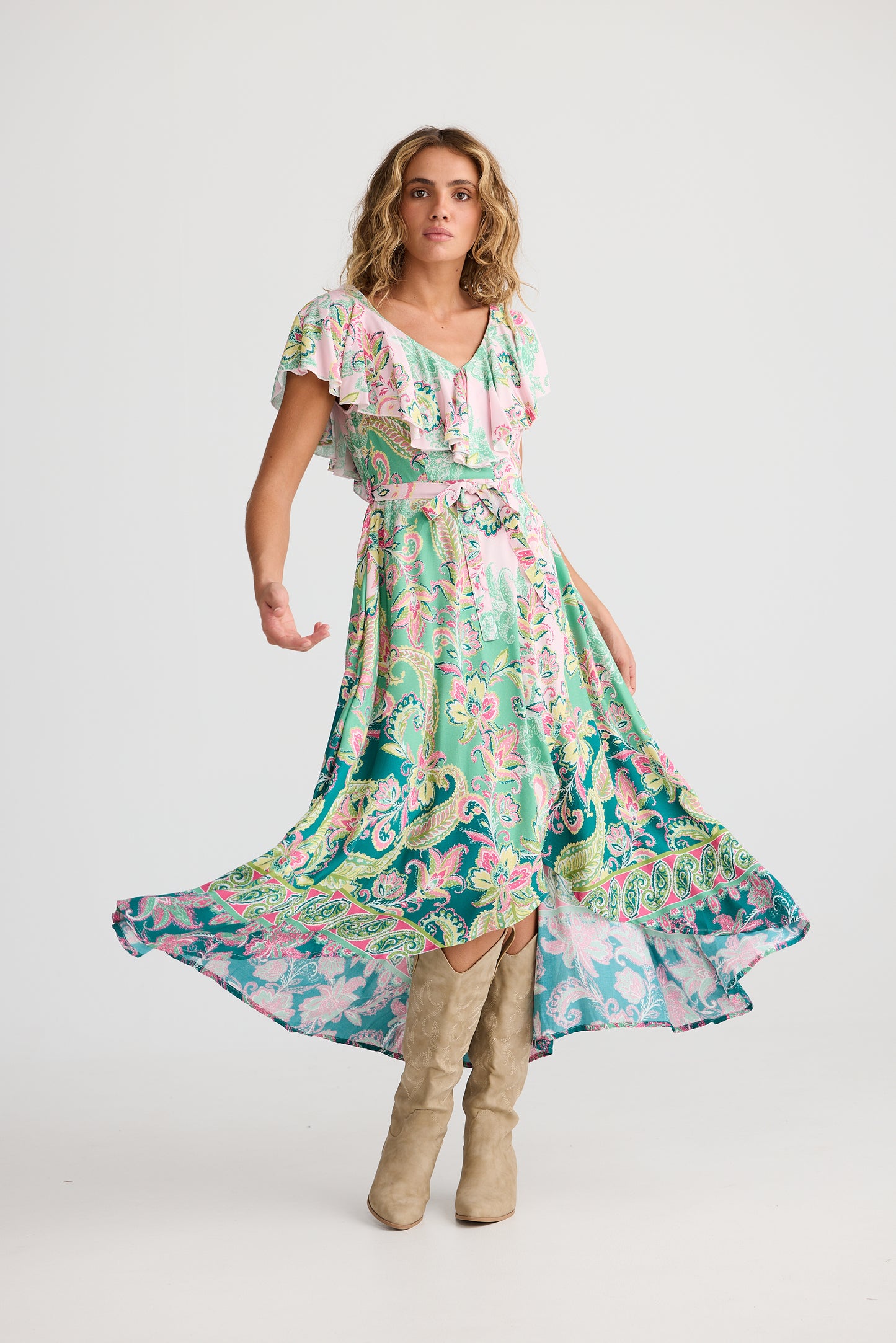 Rosa Frill Dress // Paisley Dream