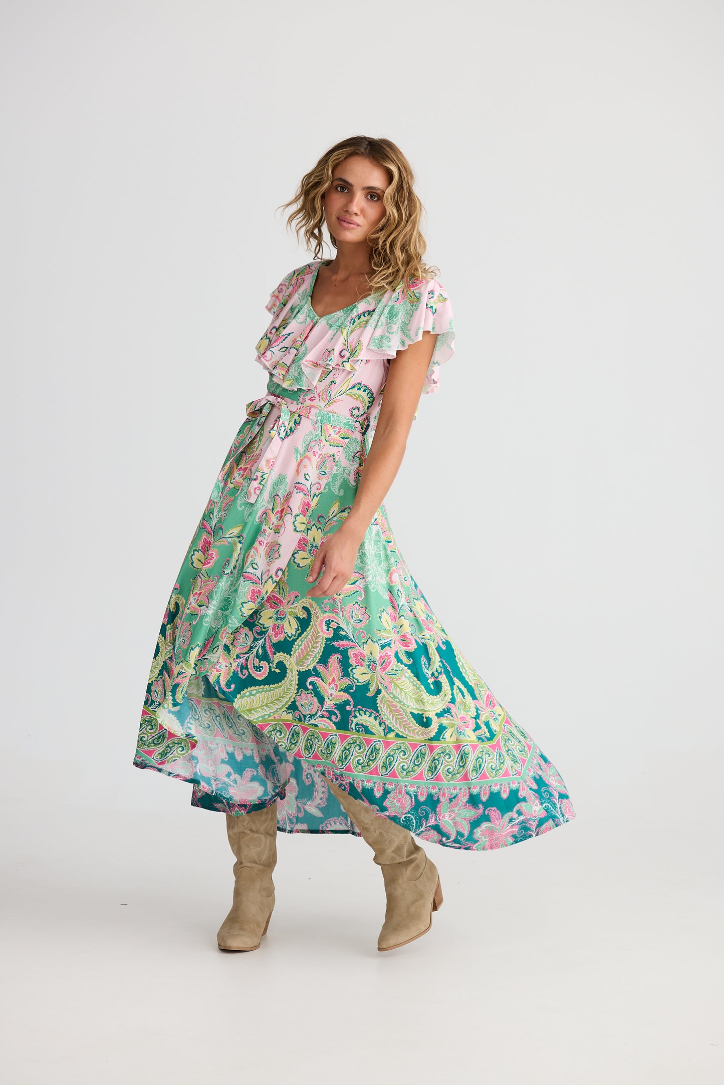 Rosa Frill Dress // Paisley Dream