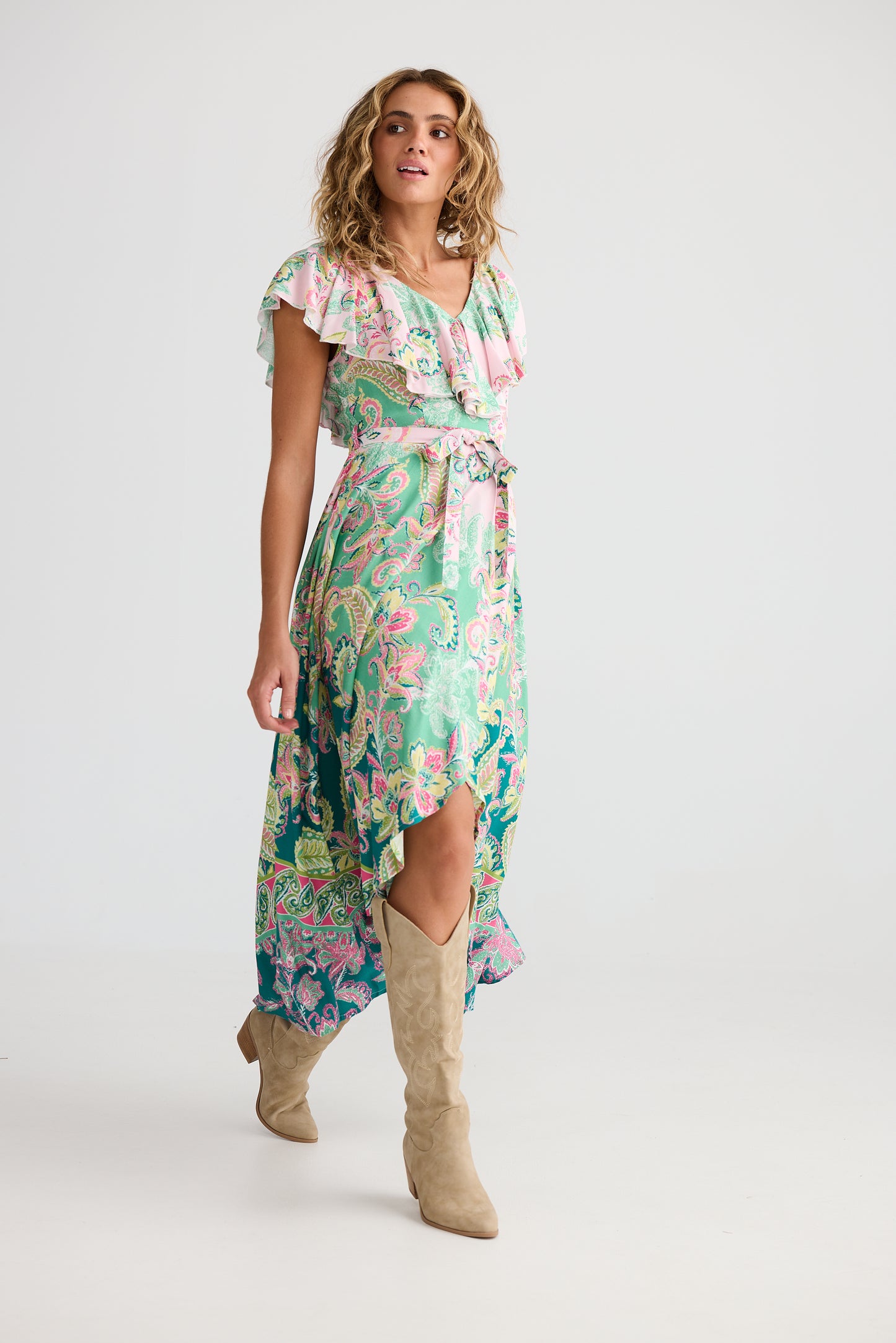 Rosa Frill Dress // Paisley Dream