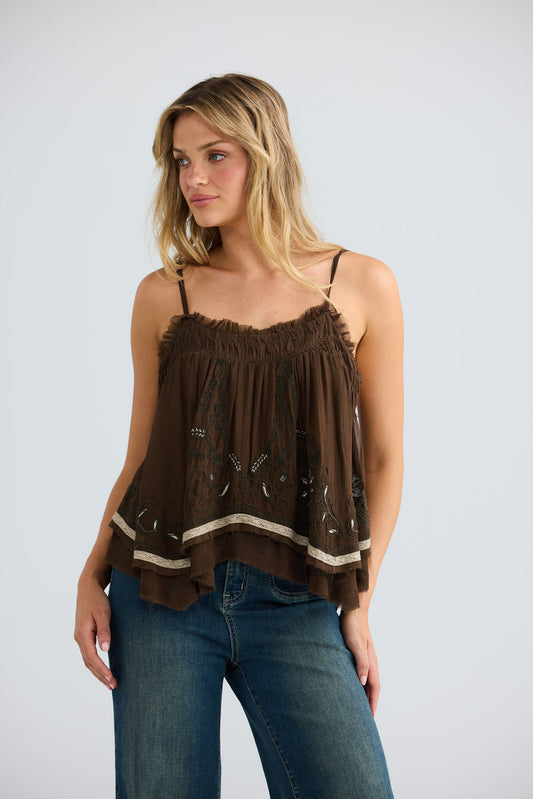 Ambrosia Top // Cocoa