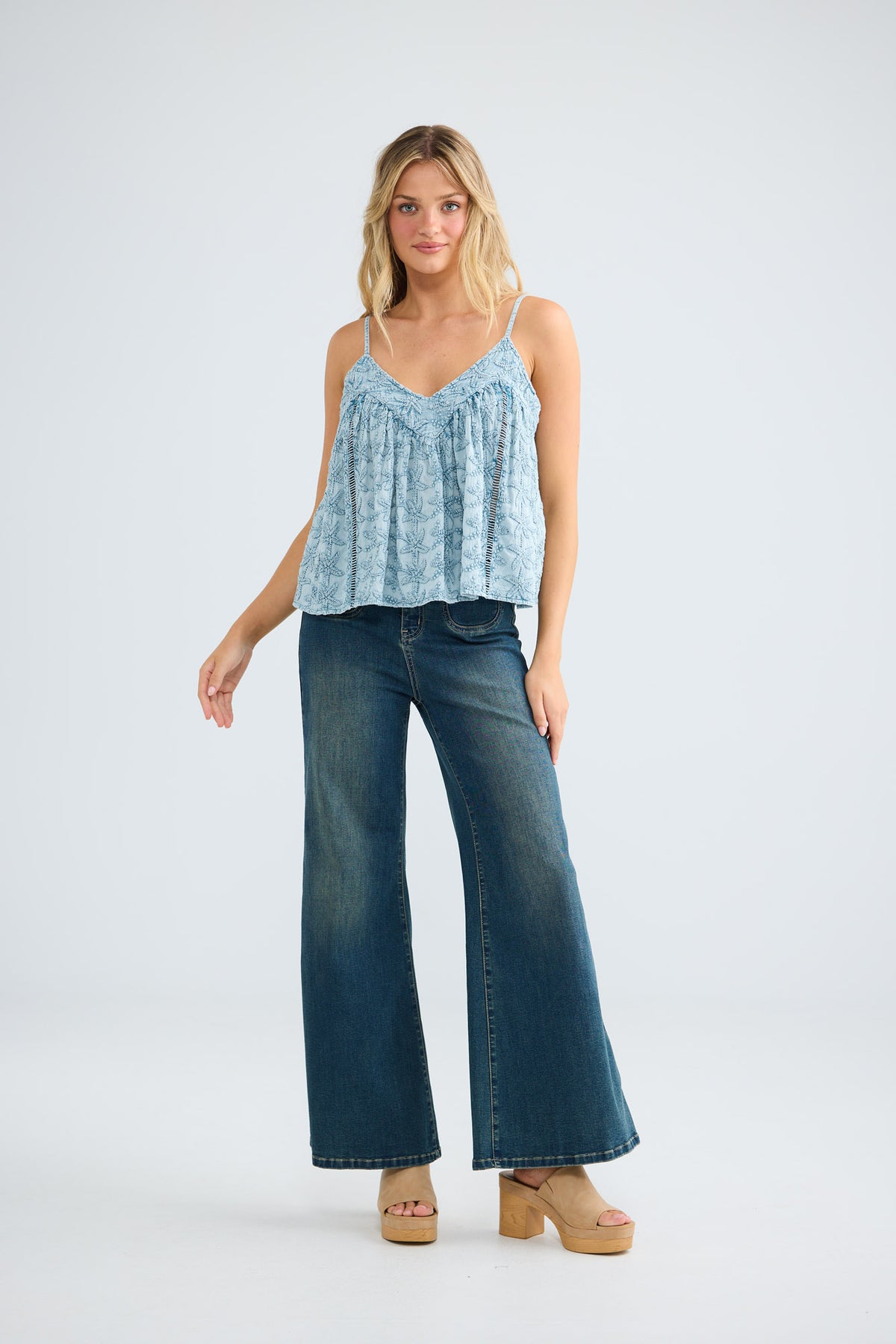 Lyra Top // Powder Blue