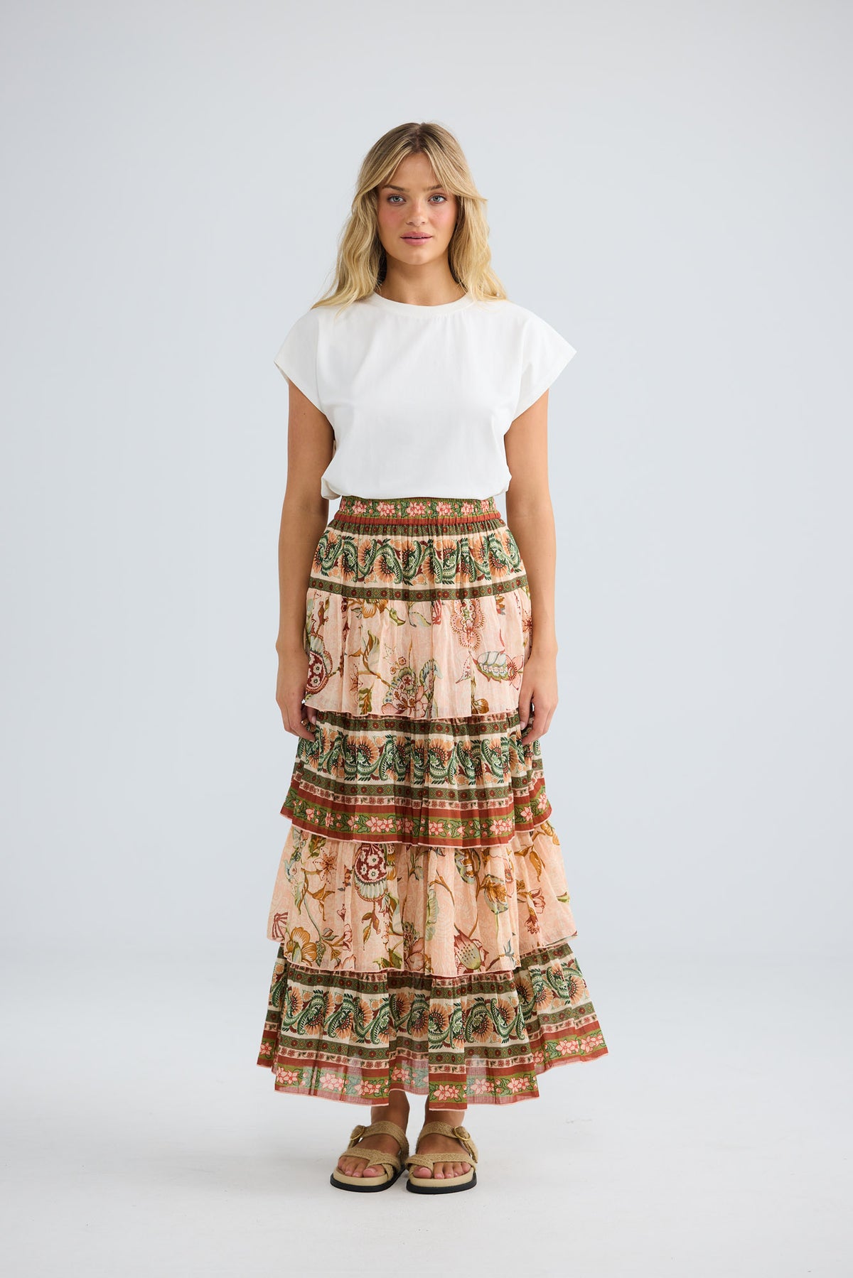 Ariel Maxi Skirt // Wildflower Oasis