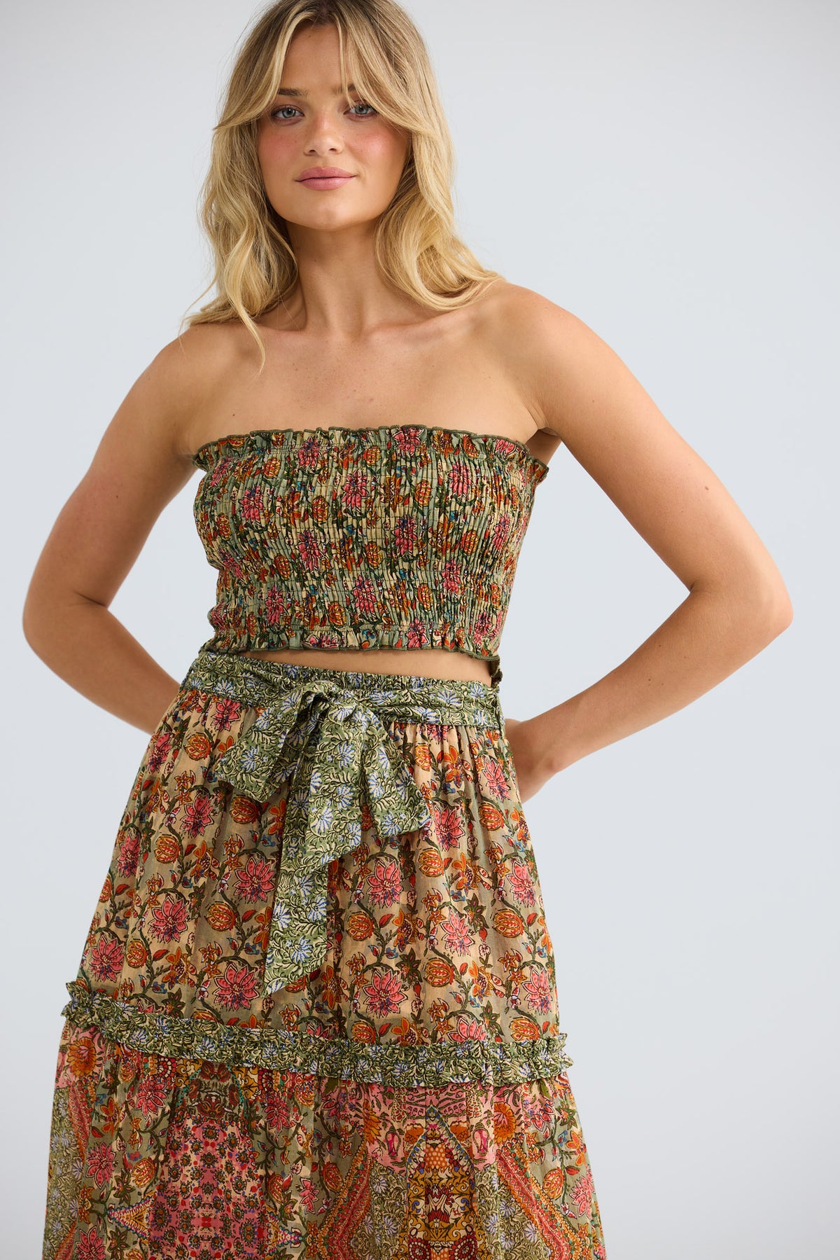 Phoenix Bandeau // Green Meadow