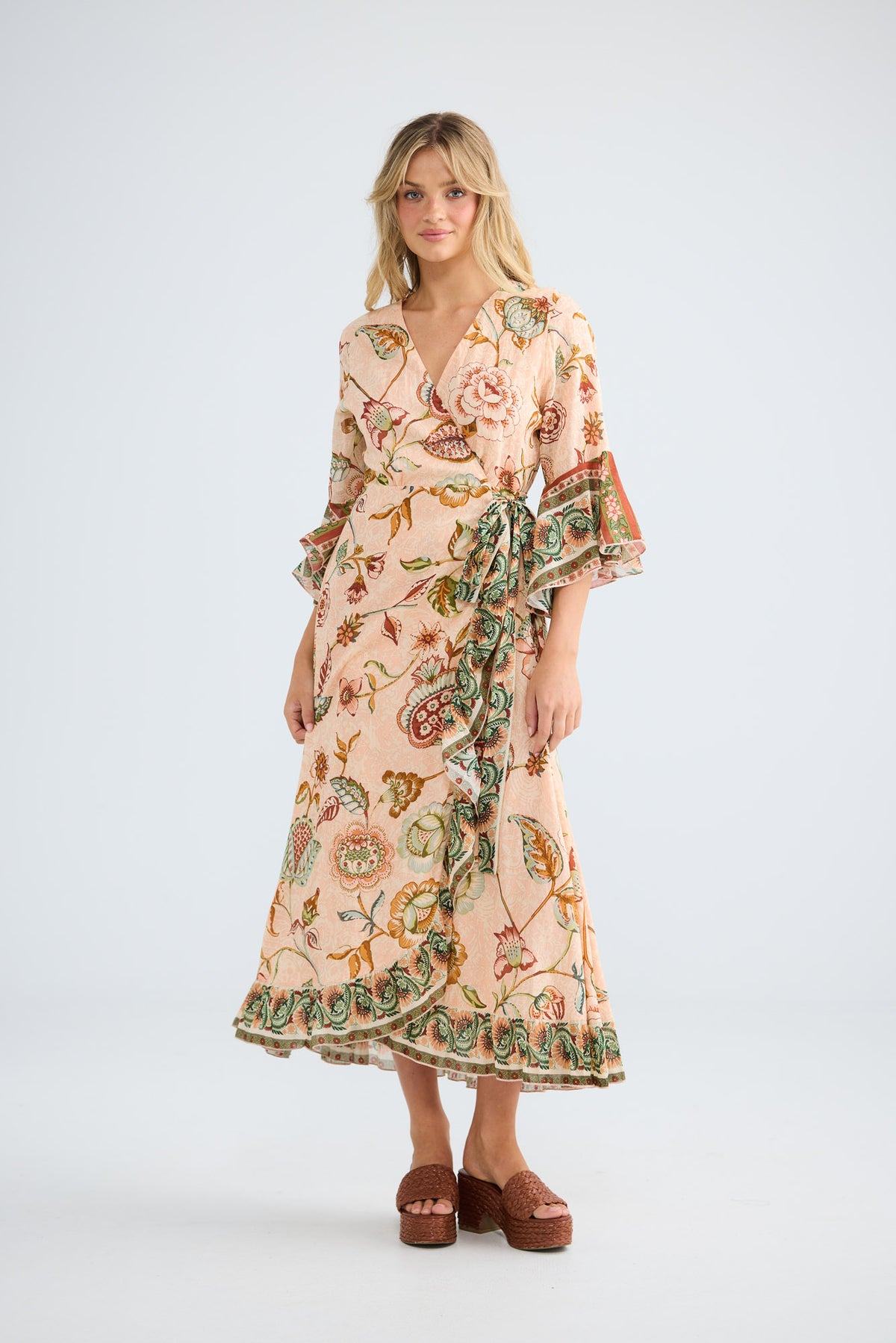 Carly Wrap Dress // Wildflower Oasis