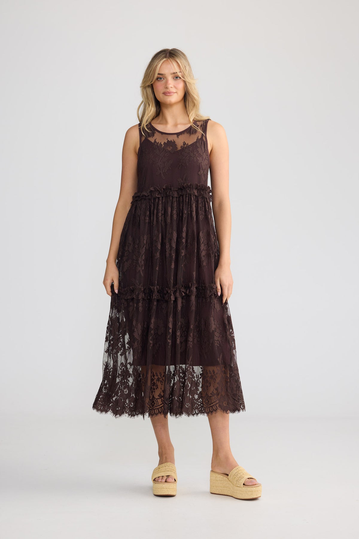 Elina Dress // Chocolate Lace