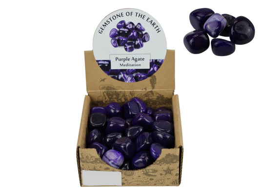 Tumble // Purple Agate