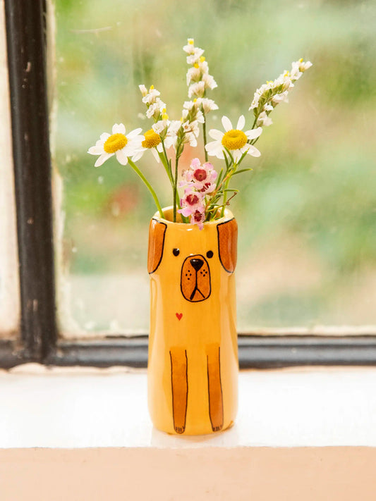 Cutest Little Bud Vase // Dog
