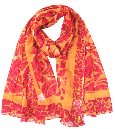 Scarf // Pink+Orange