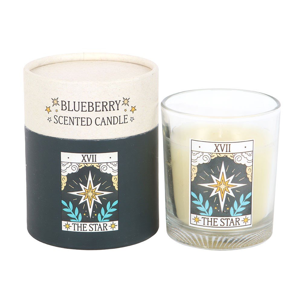 Candle // The Star Vintage Tarot // Blueberry
