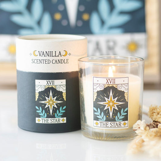 Candle // The Star Vintage Tarot // Blueberry