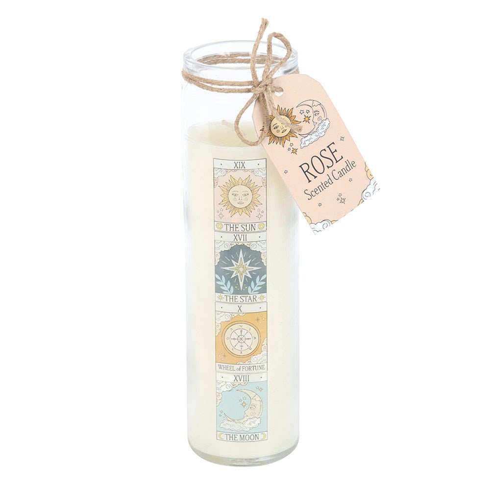 Candle // Vintage Tarot Tube // Rose