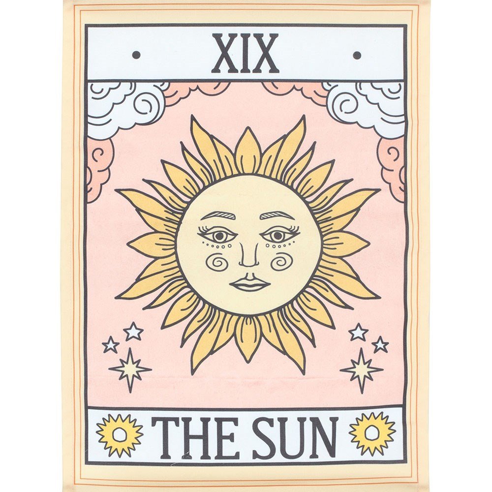 Wall Hanging // The Sun Vintage Tarot