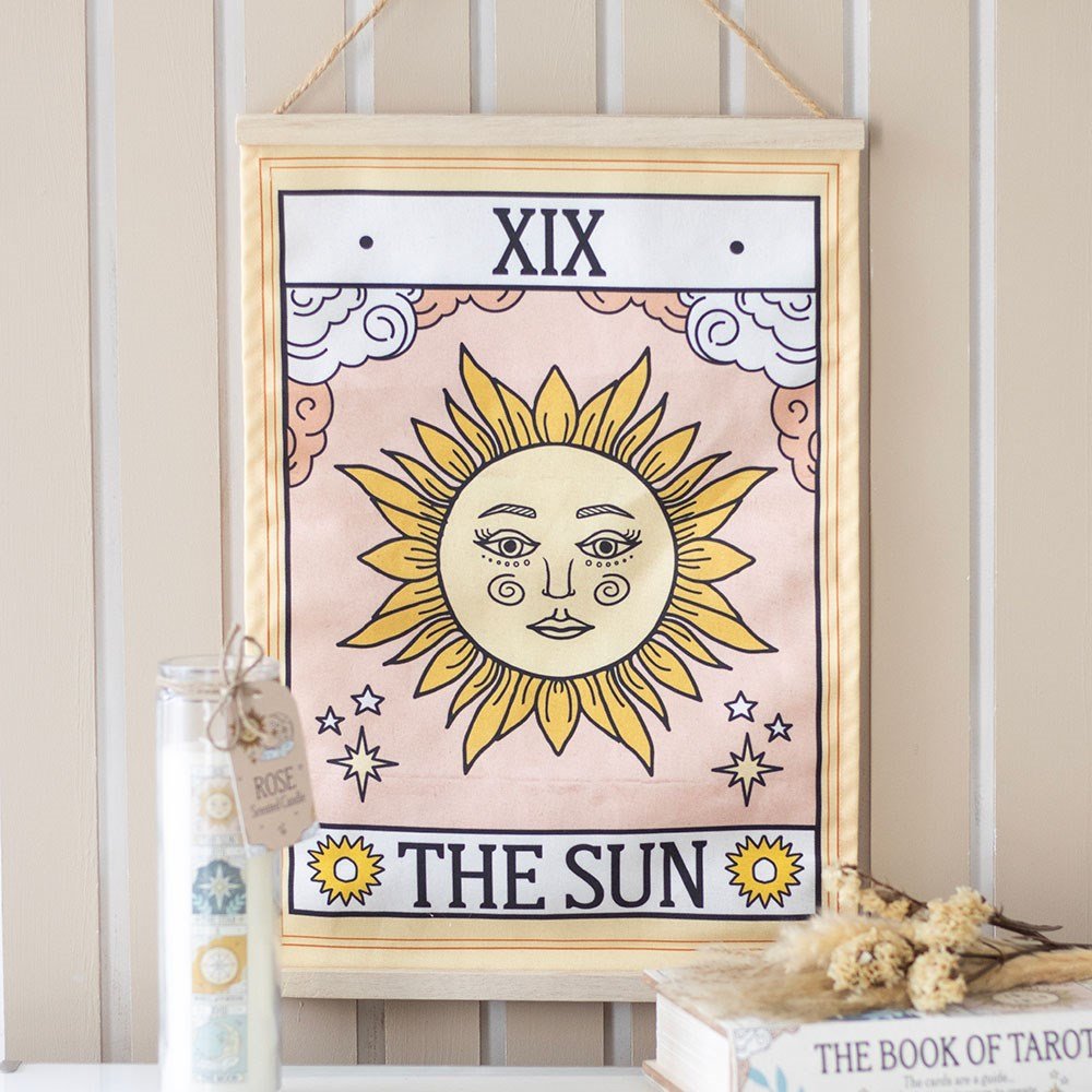Wall Hanging // The Sun Vintage Tarot