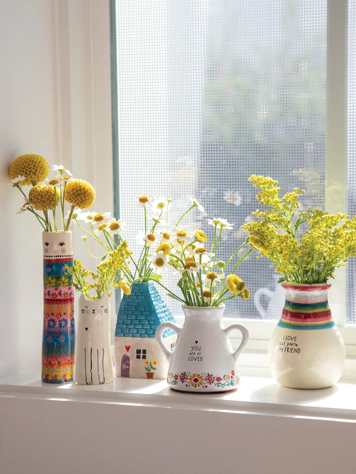Folk Friend Bud Vase // Folk Lady