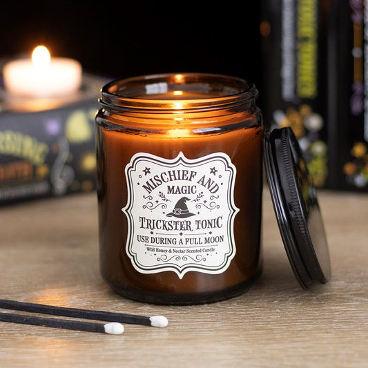 Candle // Mischief and Magic Trickster Tonic // Wild Honey and Nectar