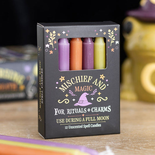 Candle // Mischief and Magic Spell Candles // 12 Pack