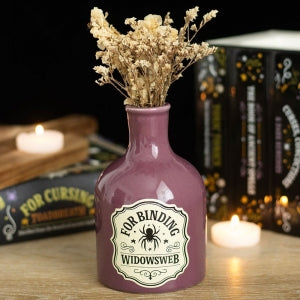 Candle Holder // Widowsweb Potion Bottle Vase