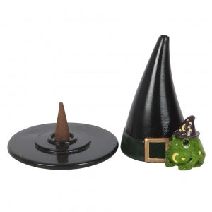 Incense Cone Holder // Magic Toad and Witch Hat