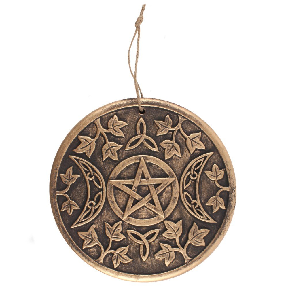 Wicca // Triple Moon Plaque