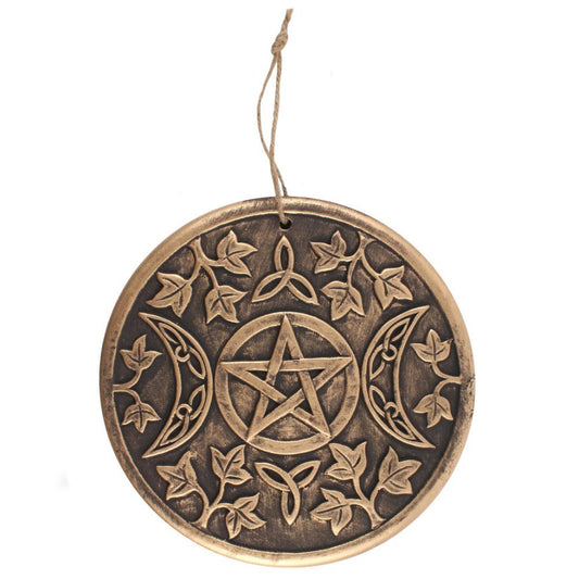 Wicca // Triple Moon Plaque