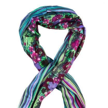 Scarf // Multi-Coloured Striped
