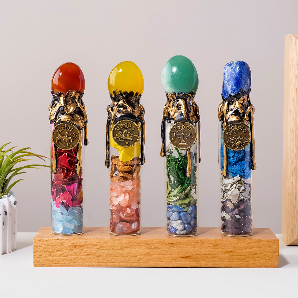 Crystal Zodiac Potion Jar