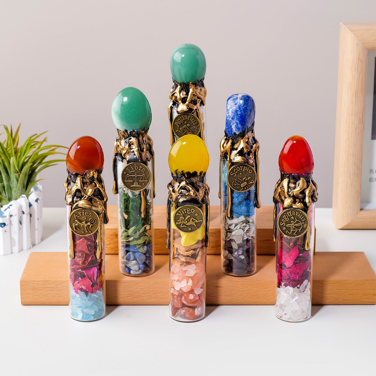 Crystal Zodiac Potion Jar