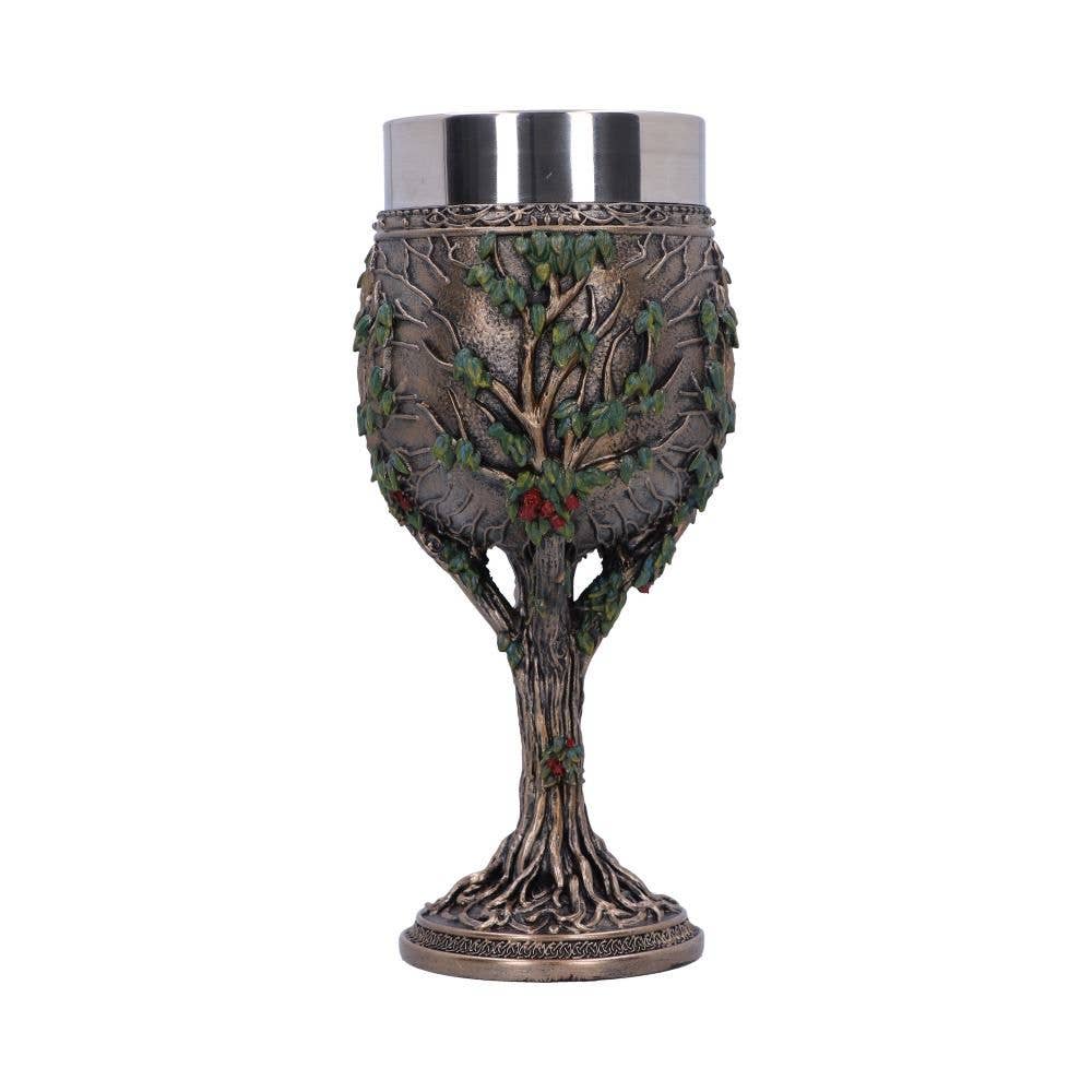 Bronze Mother Earth Goblet 20cm