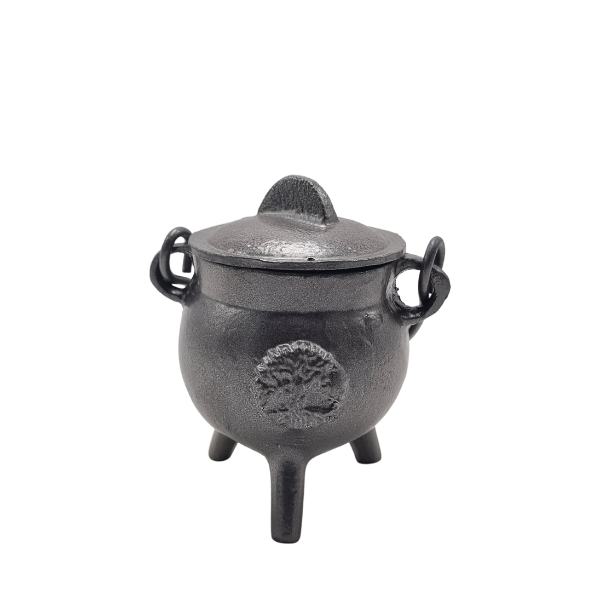 Cauldron // Tree Of Life With Lid // Silver // Small