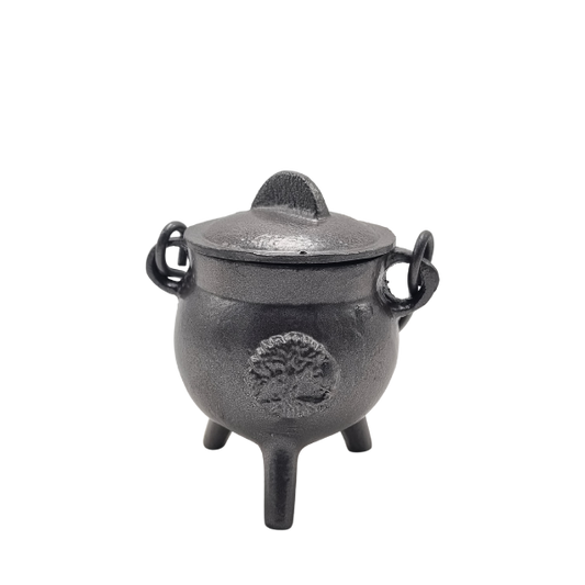 Cauldron // Tree Of Life With Lid // Silver // Small