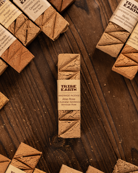 Tribe Earth Incense Plank // Atlas Rose Sandalwood + Moroccan Rose