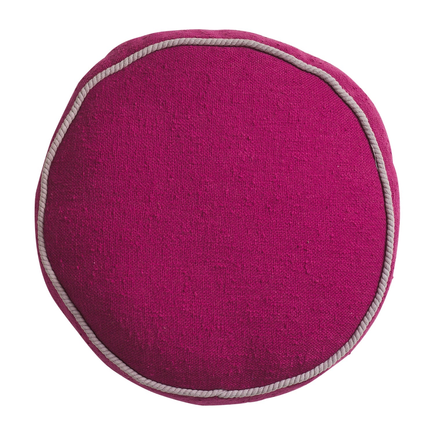 Dana Round Cushion - Plumberry Feather Insert