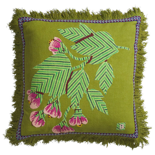 Vivi Appliqu√© Cushion - Juniper Feather Insert