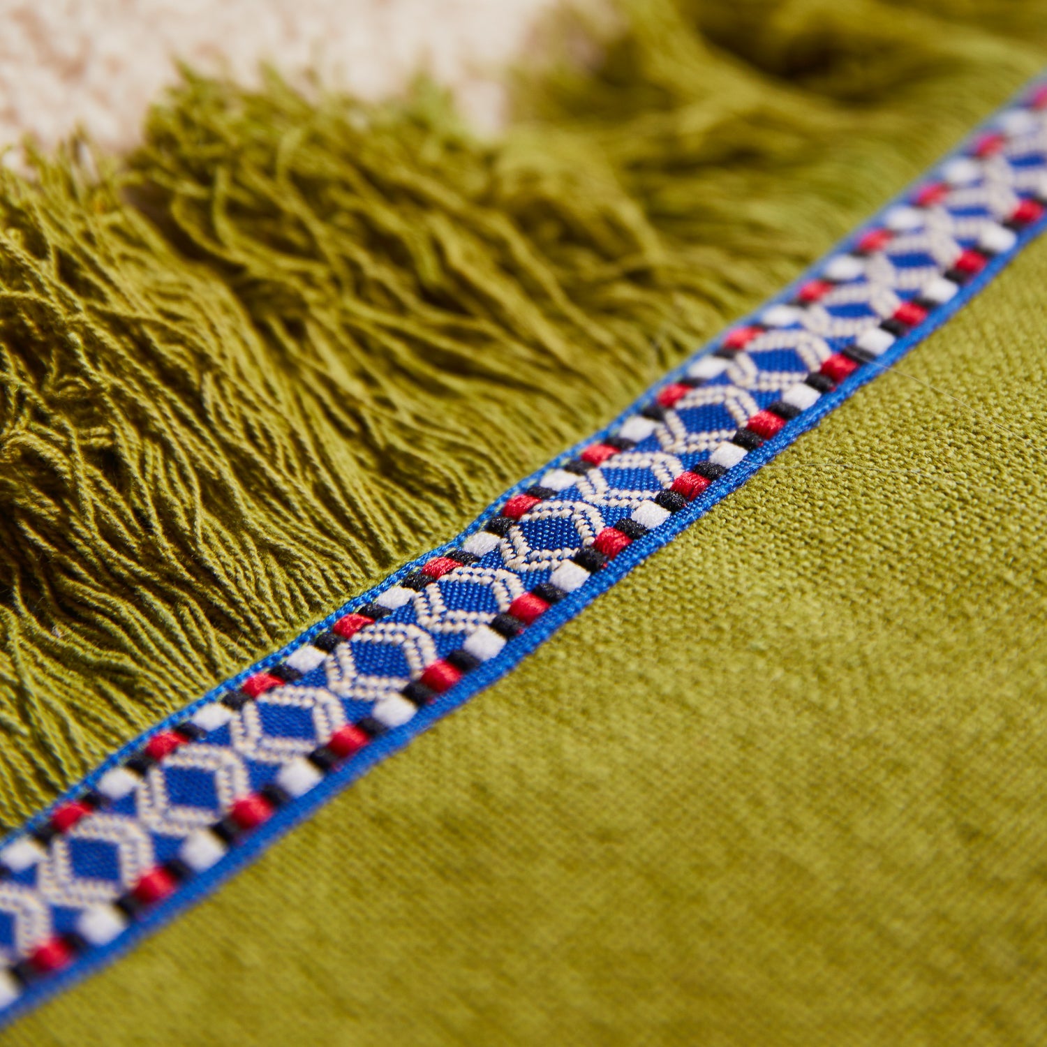 Vivi Appliqu√© Cushion - Juniper Feather Insert